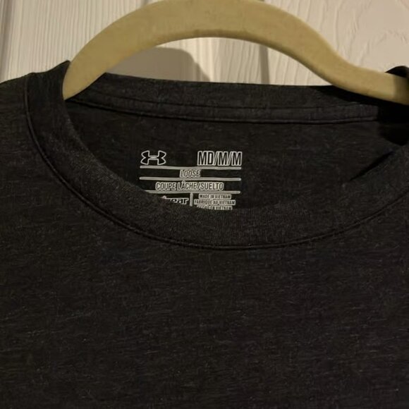 Under Armour Grey She Shines On Grey Tee- NWOT - Picture 3 of 3